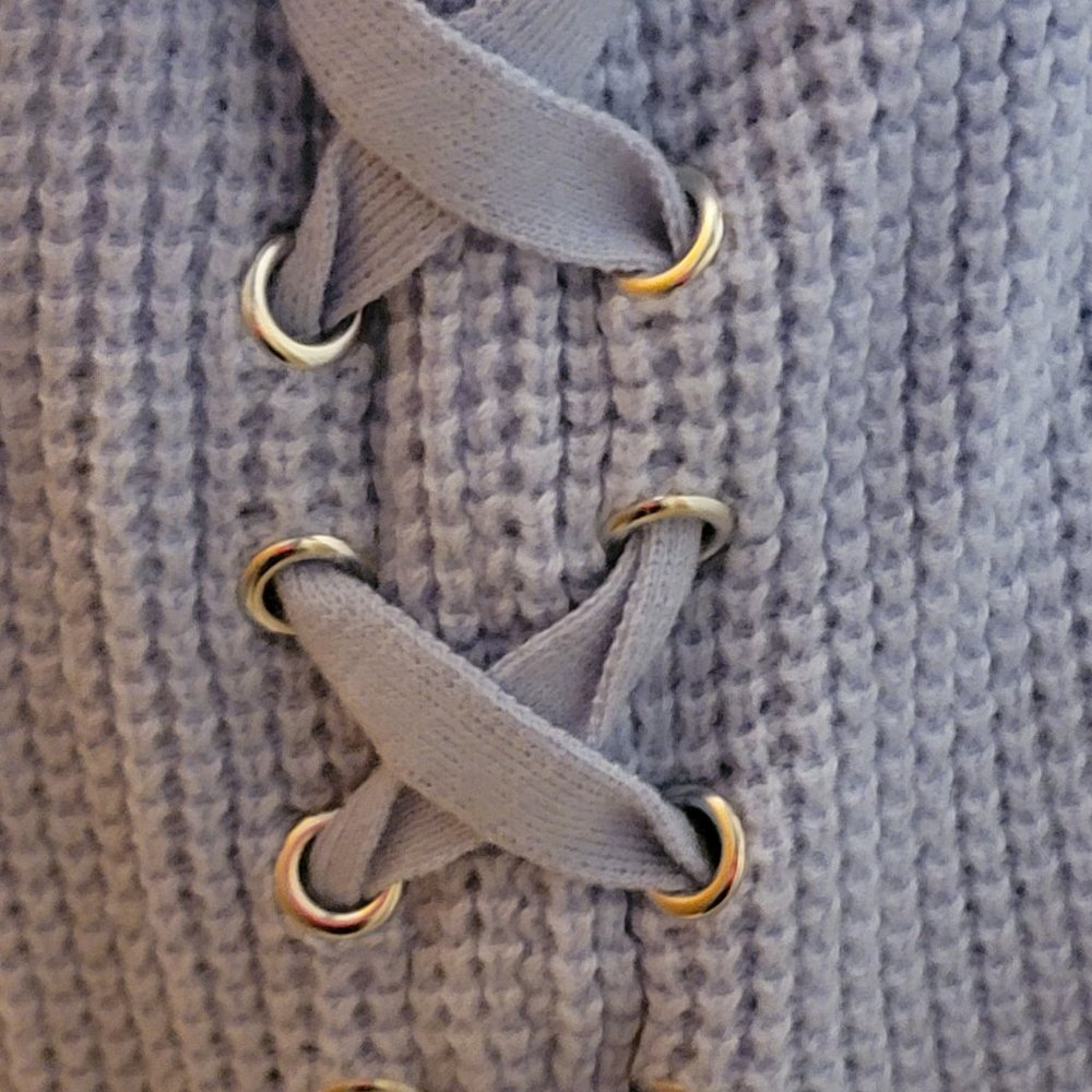 Waffle Knit Cardigan - Picture 2 of 6